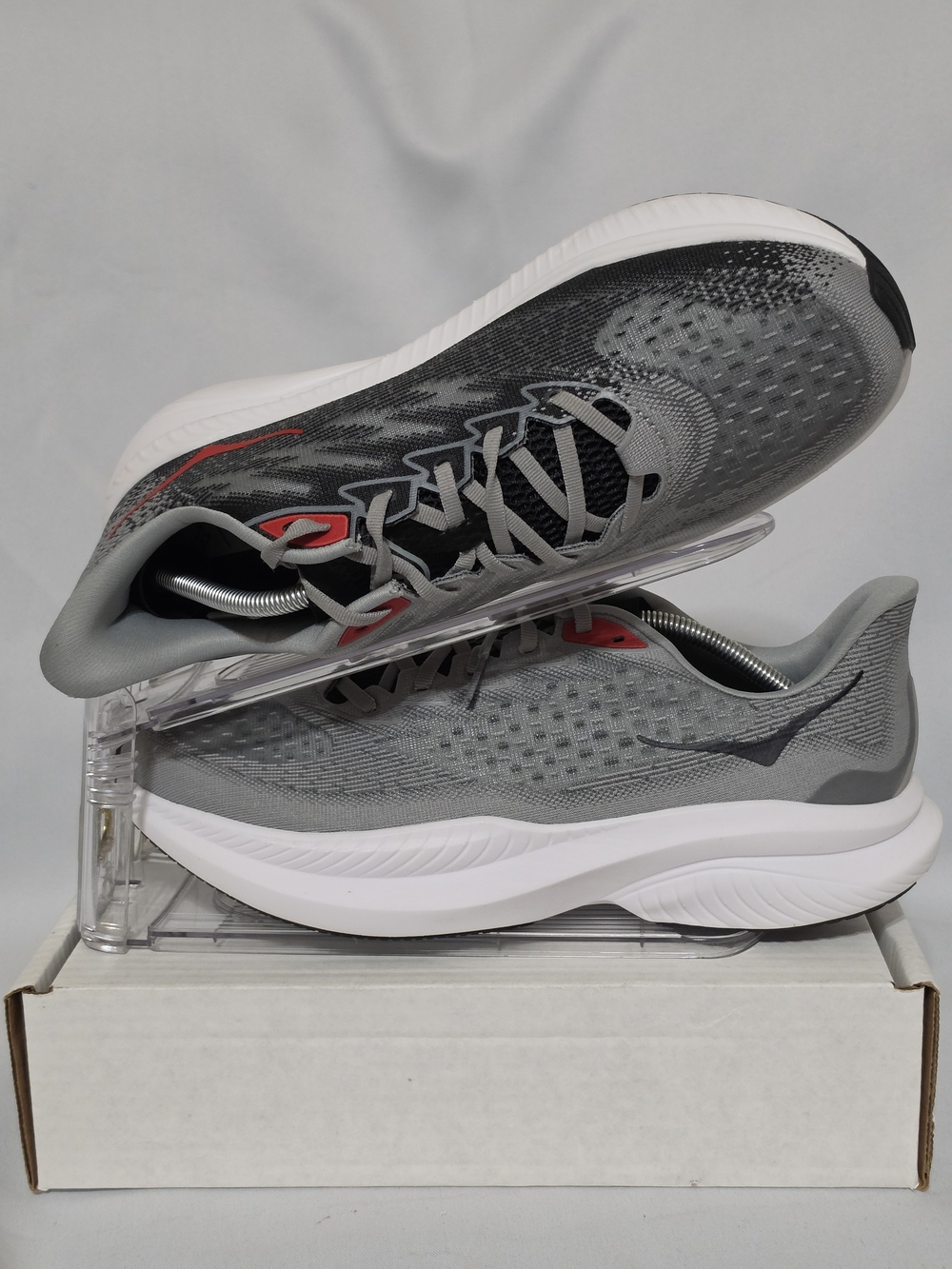HOKA One Mach 6 LA 'Stellar Grey Running Shoes US Men Size 12.5 (NWOT) - Picture 1 of 11
